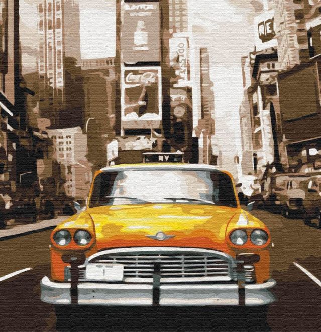 Obrázek Namaluj to! Malování podle čísel. Newyorské taxi