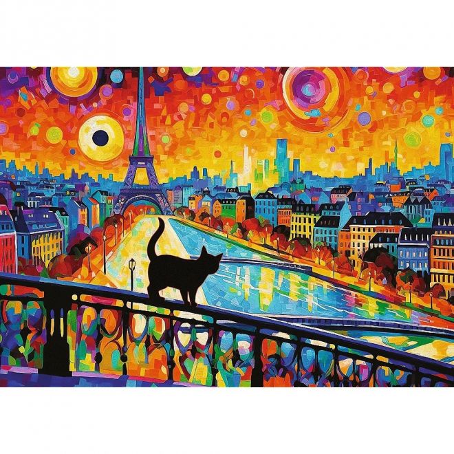 Puzzle 1000 prvků Kočky v Paříži