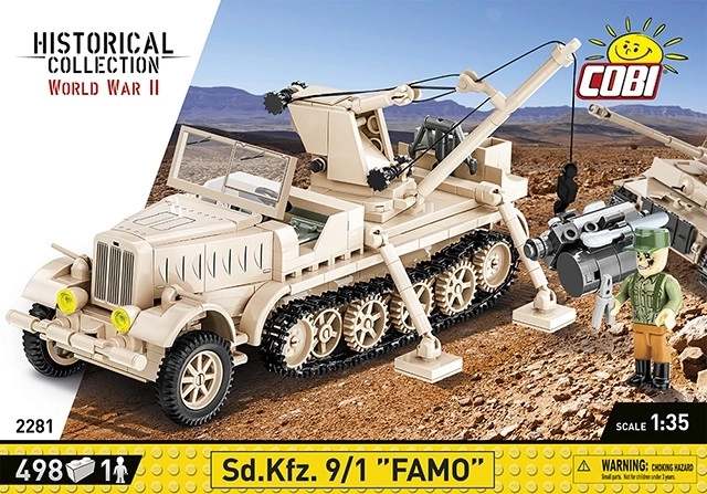 COBI 2281 II WW Sd. Kfz. 9/1 FAMO, 1:35, 498 k, 1 f
