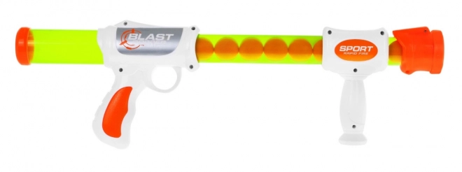 Barevná puška pro děti 4+ Vzduchový pružinový mechanismus + 12 pěnových nábojů