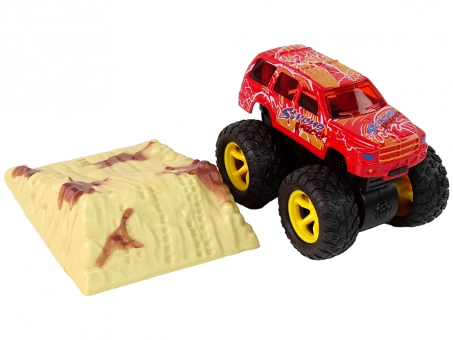 Monster Truck Big Foot gumové pneumatiky rampa