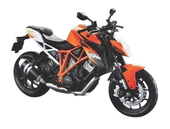 KTM 1290 Super Bike kovový model se stojanem 1/12