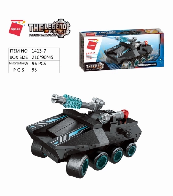 Qman Shadow Pulse Combat Vehicle 1413 sada 8v1