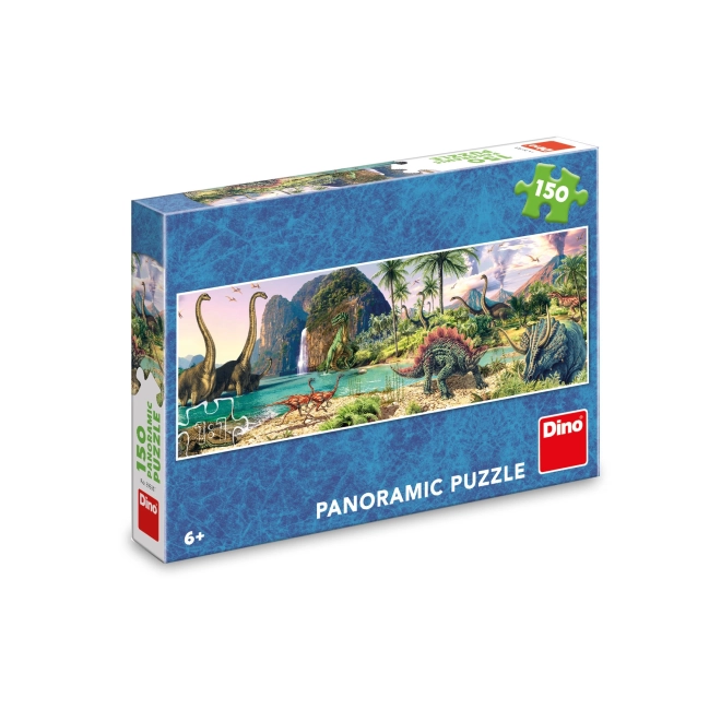 Puzzle Dinosauři u jezera 150 dílků