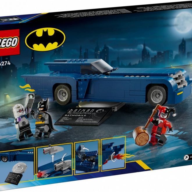 Super Heroes kostky 76274 Batman s batmobilem vs. Harley Quinn a pan Freeze