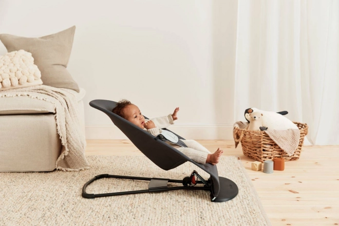 BABYBJORN - Lehátko BALANCE SOFT COTTON/JERSEY - růžová/šedá – Šedá / šedá