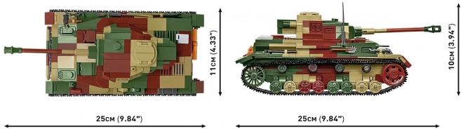 Druhá světová válka PZKPFW IV AUSF.G 1107 bloků