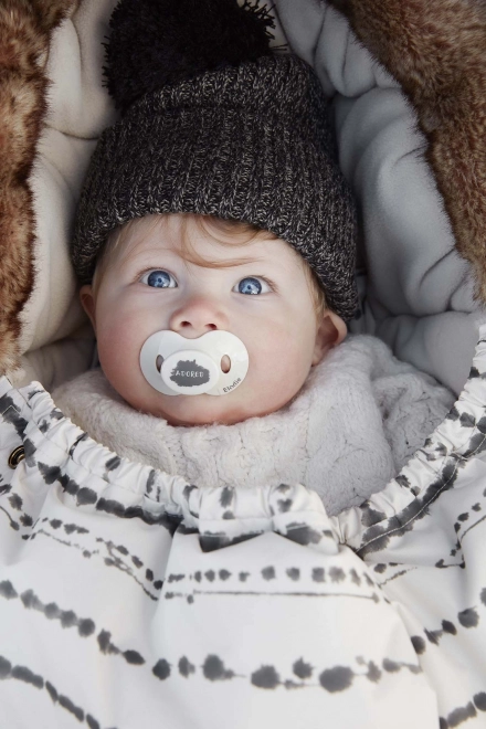 Elodie Details - Vlněná čepice z tvídu 6-12 měsíců –  Antracit || Tweed