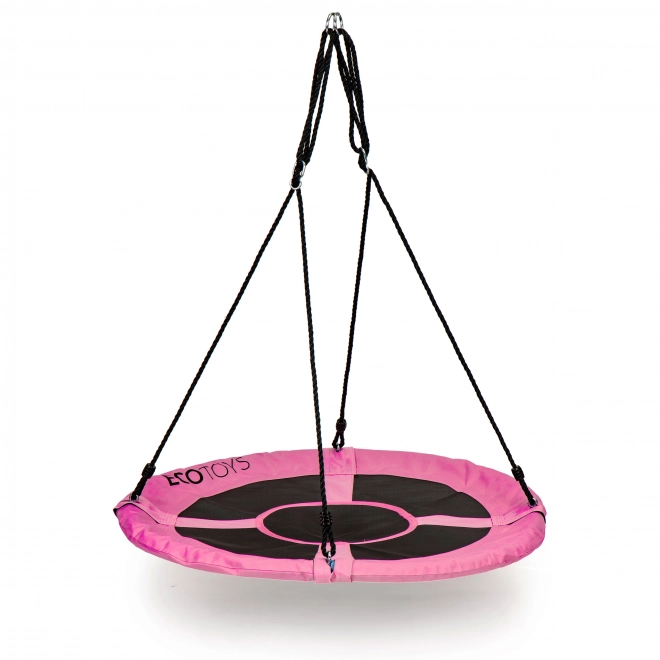 Zahradní houpačka Čapí hnízdo 100cm ECOTOYS Pink