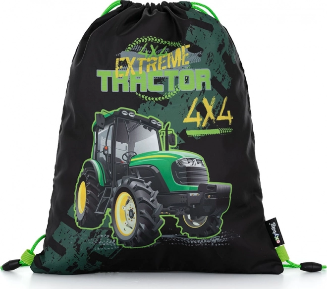 OXYBAG Sáček na cvičky 30x37cm Traktor