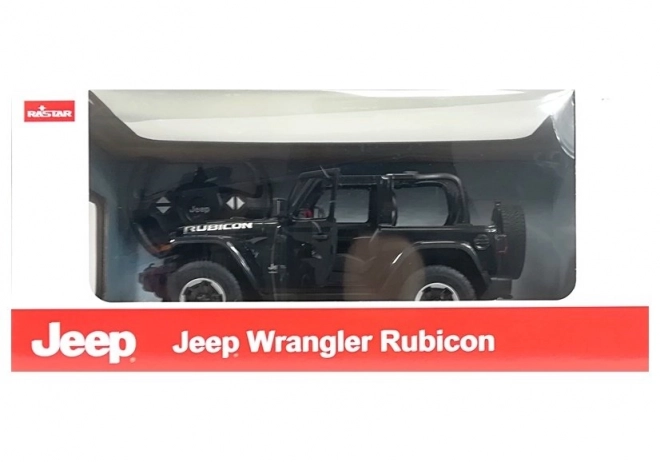 Auto R/C Jeep Wrangler Rubicon 1:14 Rastar Black