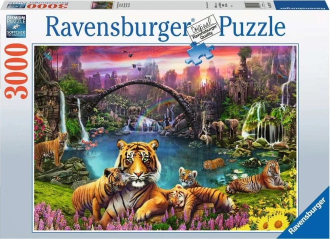 Ravensburger Puzzle Tygři v ráji 3000 ks