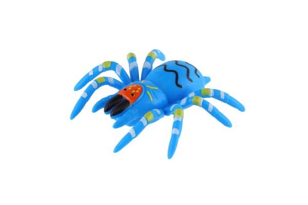 Pavouk lezoucí po skle plast 8cm 3 barvy na kartě