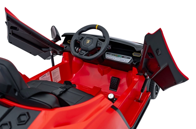Dětský vůz Lamborghini Invencible červený
