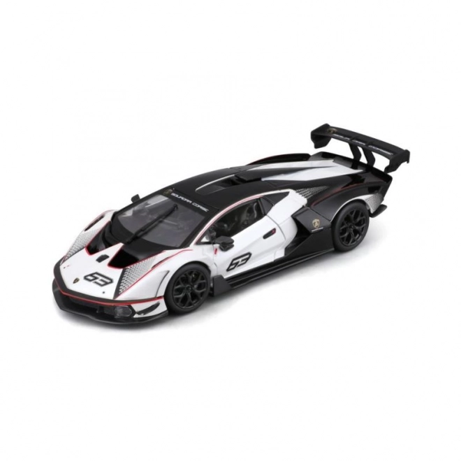 Bburago 1:24 Race Lamborghini Essenza SCV12 White