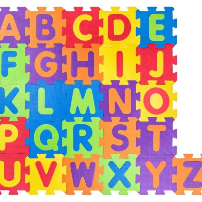 Podlahová rohož Podlahové puzzle abeceda
