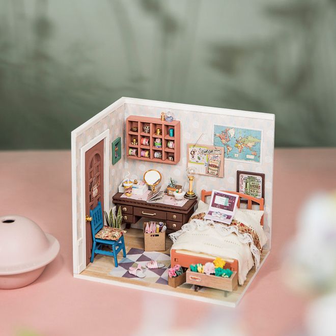 Annina ložnice - DIY miniaturní domek
