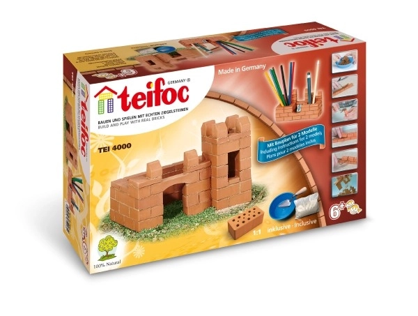 Stavebnice Teifoc Pevnost Margarita 80ks v krabici 29x18x8cm