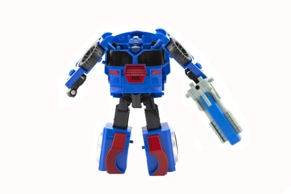 Transformer auto/robot plast 13cm 4 druhy na kartě