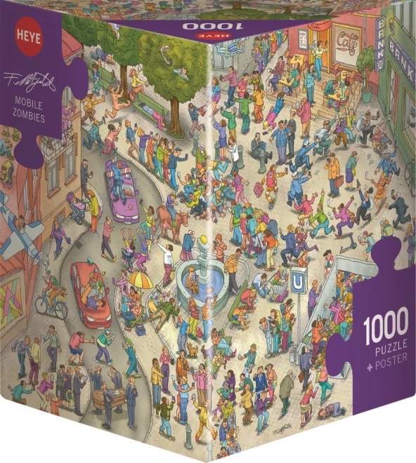 HEYE Puzzle Zombíci v pohybu 1000 dílků