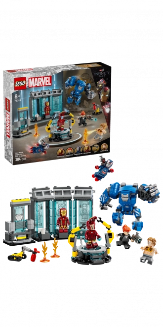 LEGO Marvel Iron Man a jeho laboratoř