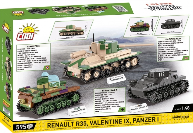 Renault R35 - Valentine IX - Polštářky Panzer I