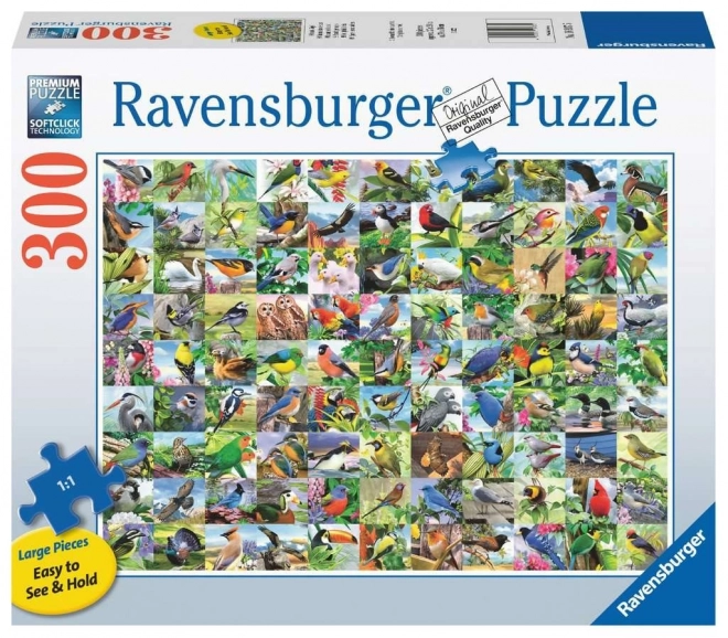 RAVENSBURGER Puzzle 99 úchvatných ptáků EXTRA 300 dílků