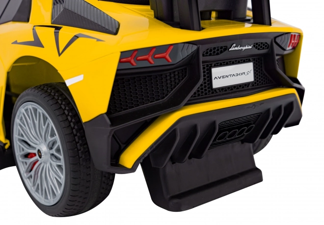 Lamborghini Aventador SV Push Ride, Pusher – Žlutá