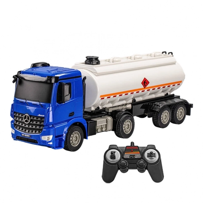 Dálkově ovládaný RC kamion 1:26 Double Eagle Mercedes-Benz Arocs (cisterna) E584-003