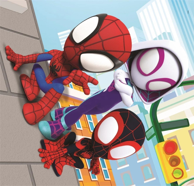 CLEMENTONI Puzzle Spidey a jeho úžasní přátelé 3x48 dílků