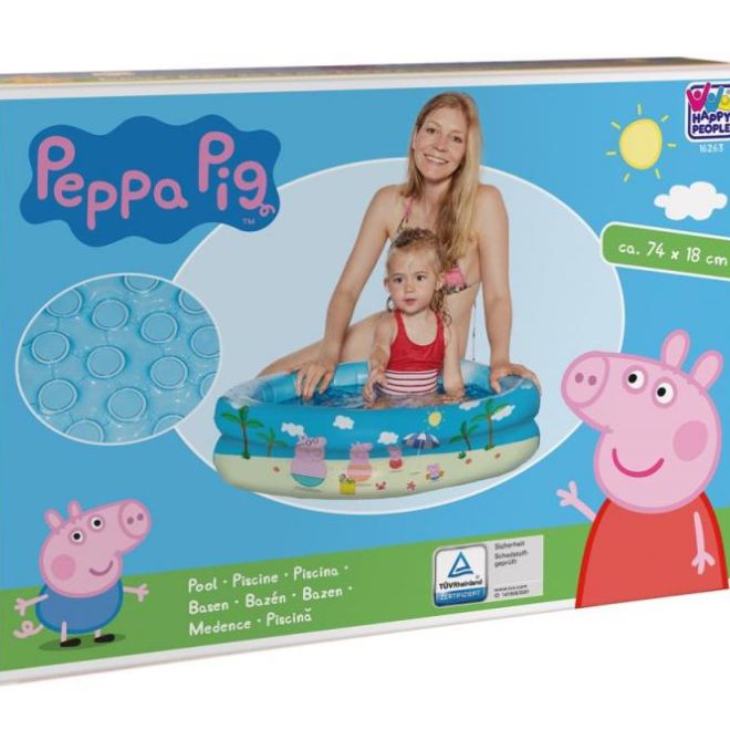 Dětský bazének Peppa Pig, 2 prsteny