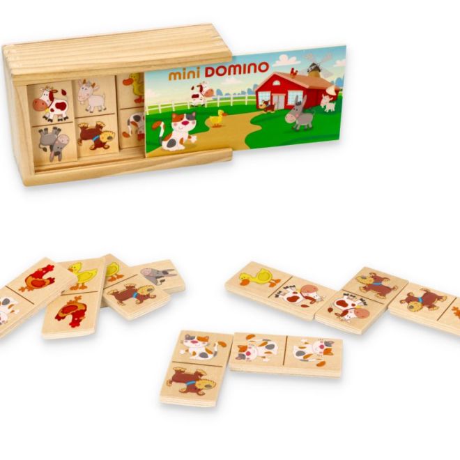 Mini domino v krabičce - Zvířata