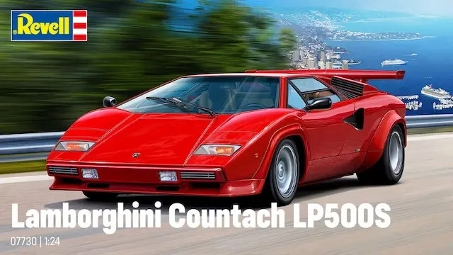 Plastikový model Lamborghini Countach LP500 1/24