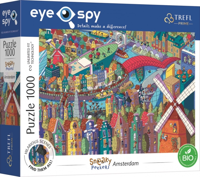 TREFL Puzzle UFT Eye-Spy: Amsterdam 1000 dílků