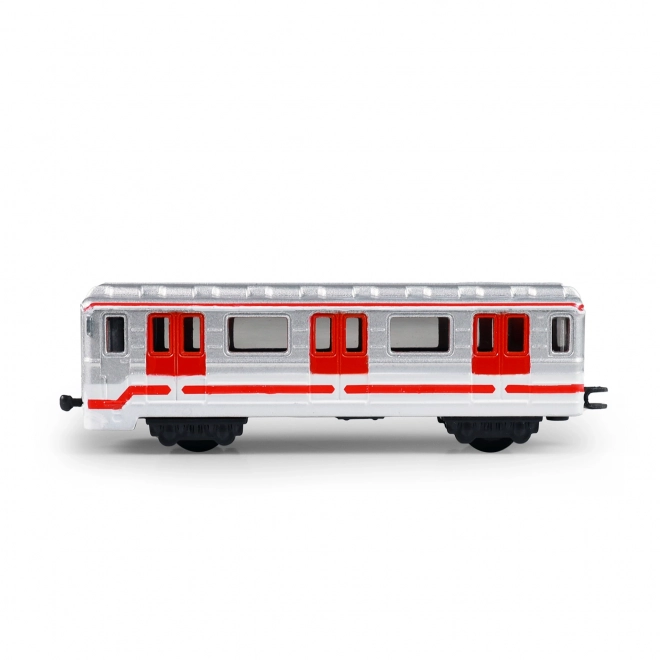 Pražské metro kovová souprava