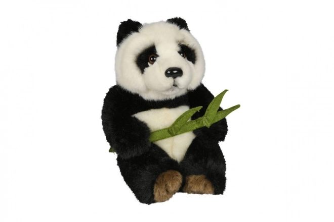 Plyš Panda s listem 18 cm