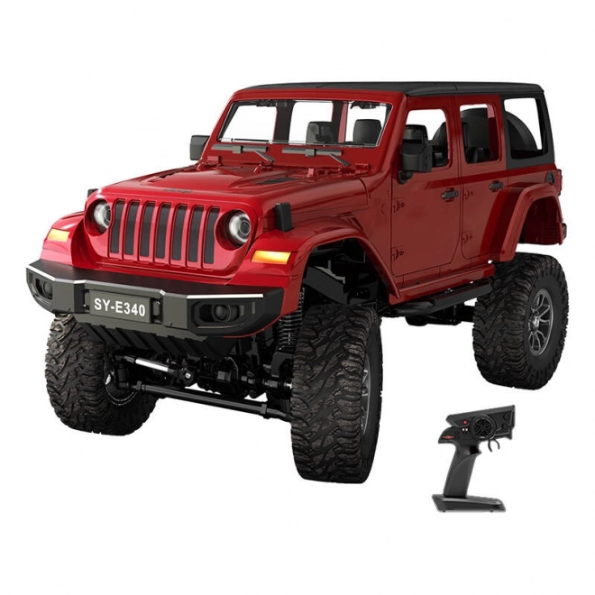 Dálkově ovládané auto 1:14 Double Eagle (červené) Jeep Crawler Pro E340-003