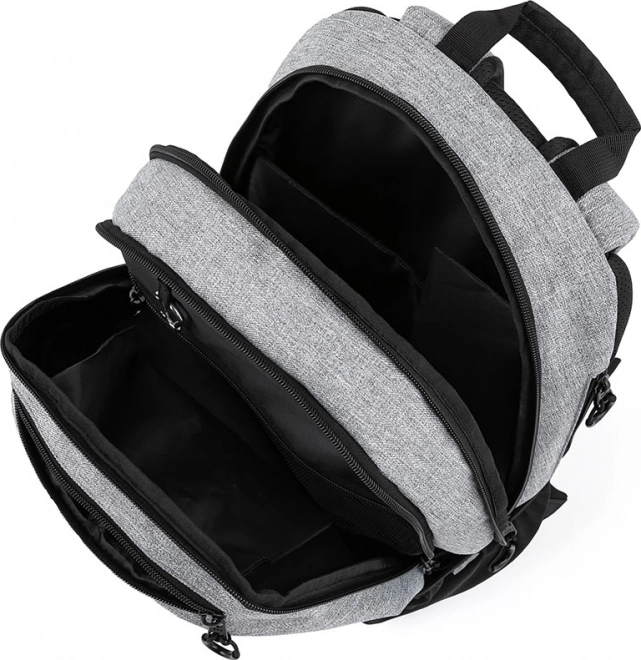 OXYBAG Studentský batoh OXY Sport Grey Melange