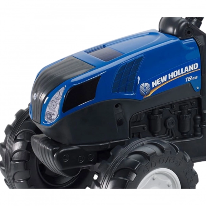 Traktor šlapací New Holland T8 modrý s valníkem