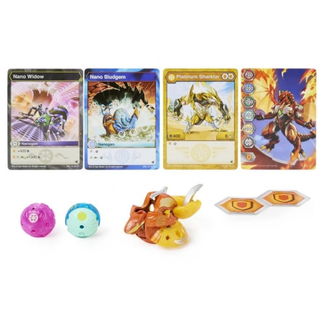 BAKUGAN TROJBALENÍ S TRUE METAL FIGURKOU S4