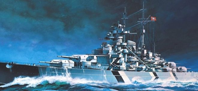 Bitevní loď Bismarck 1/800