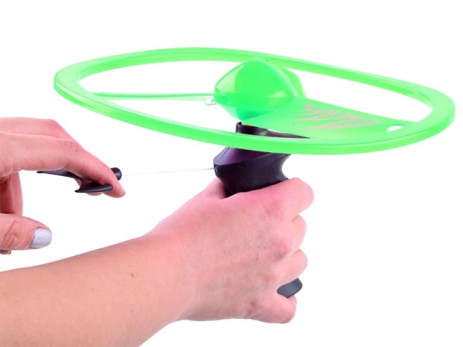 Disc zburător cu efect de lanț luminos SP0639 – Zelená