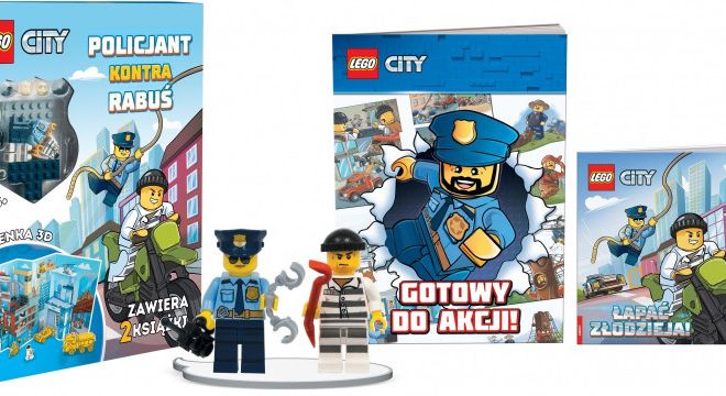 Knižní sada kostek LEGO City. Policista vs. lupič