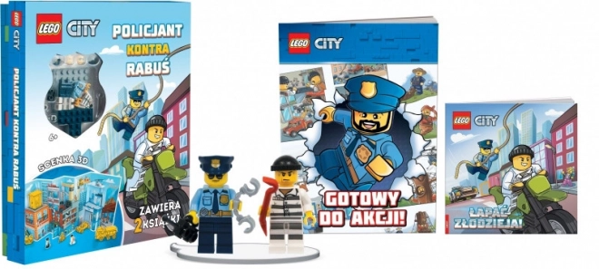 Knižní sada kostek LEGO City. Policista vs. lupič