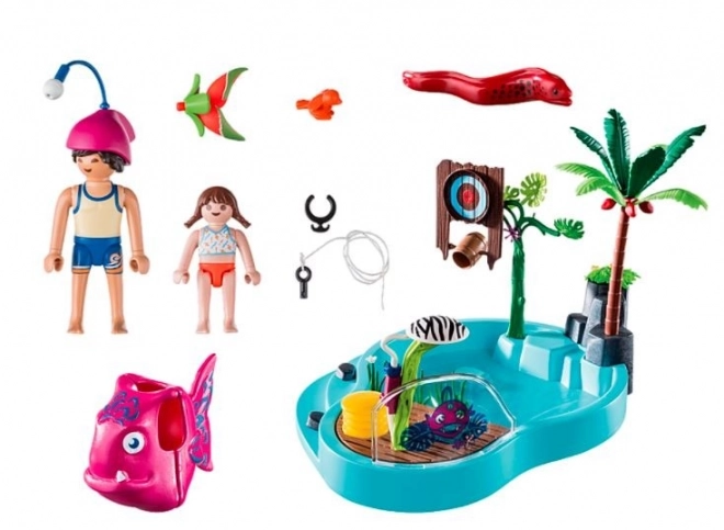 Family Fun 70610 Bazén s vodním dělem s figurkami