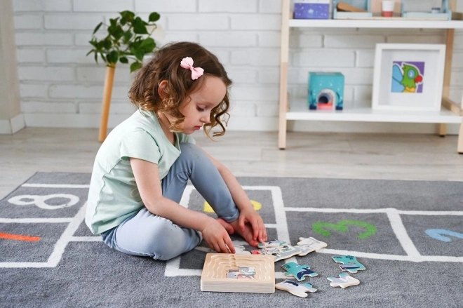 Vrstvené puzzle Arktická zvířata