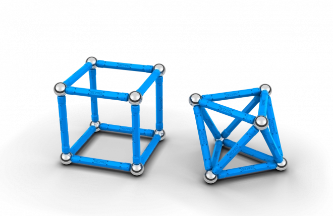 Magnetická stavebnice Geomag Geometry 48 dílků