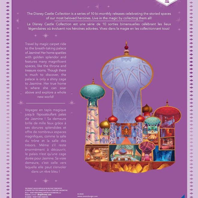 RAVENSBURGER Puzzle Disney princezny: Hrad princezny Jasmíny 1000 dílků