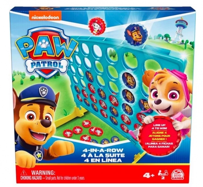 Hra 4 v řadě Psi Patrol