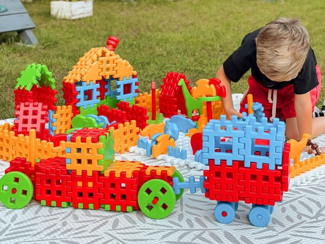 Konstrukční kostky Velké Waffle Marioinex
